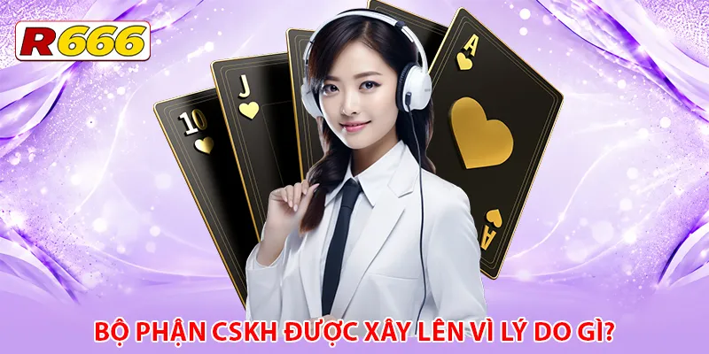 Bộ phận CSKH được xây lên vì lý do gì?