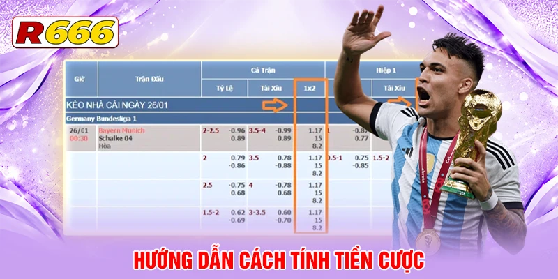 Hướng dẫn cách tính tiền cược